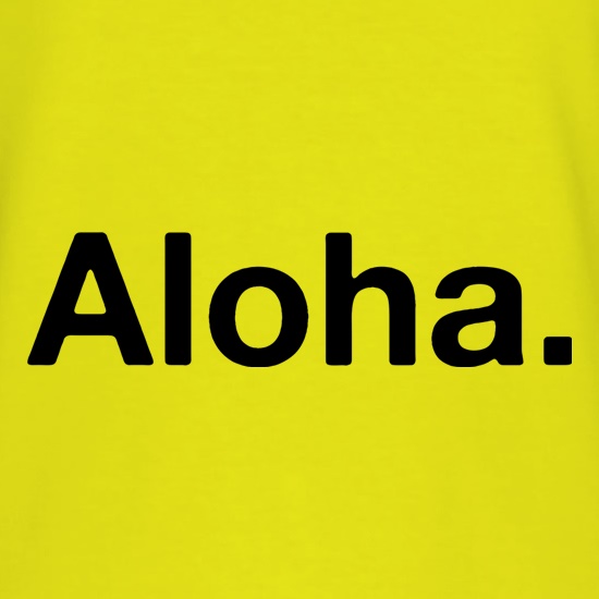 Aloha t shirt