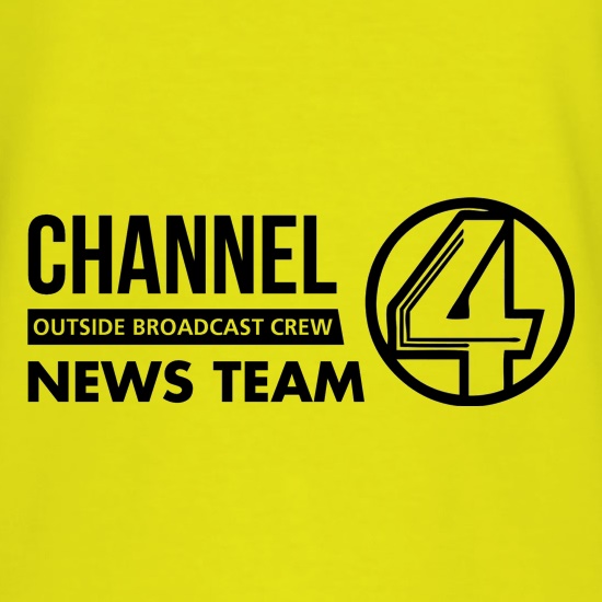 Anchorman - channel 4 outside broadcast t shirt