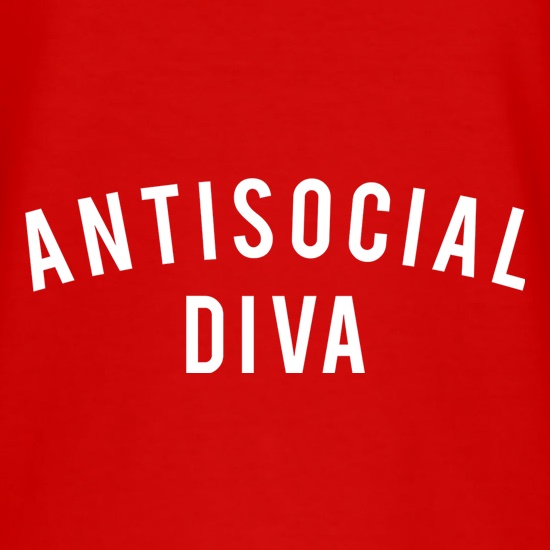 Antisocial Diva t shirt