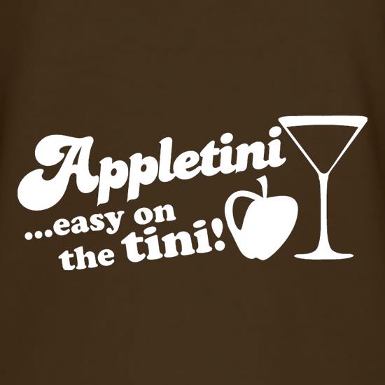 Appletini Easy On The Tini! t shirt
