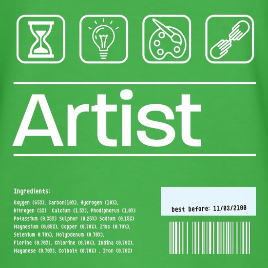Artist Ingredients t shirt