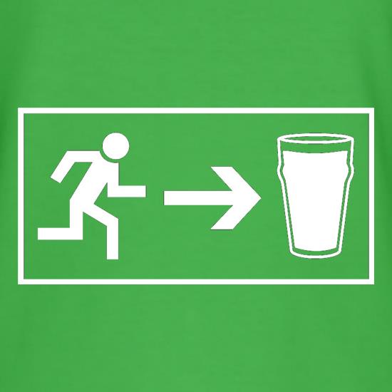 Beer Exit t shirt