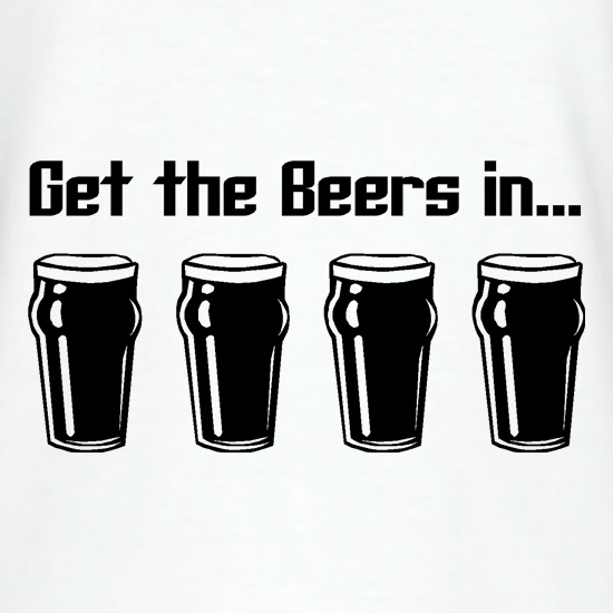 Get the beers in t shirt