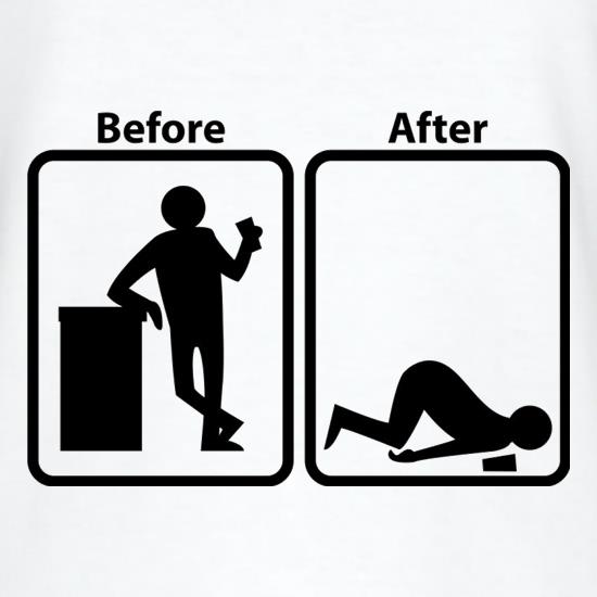 Before After t shirt