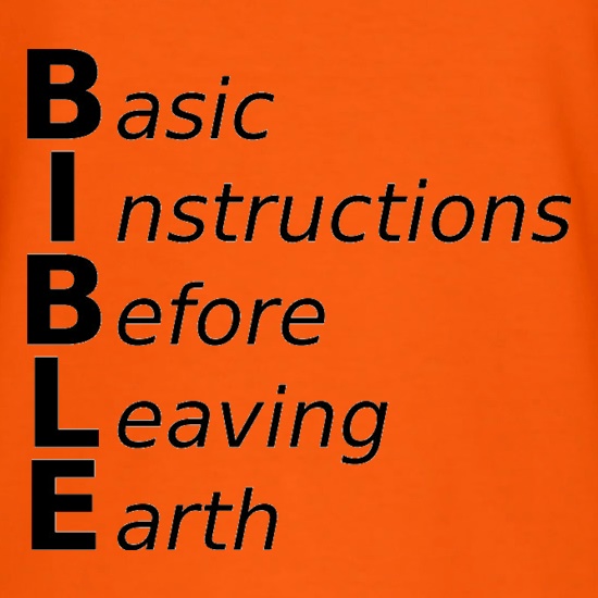 Basic Instructions Before Leaving Earth t shirt