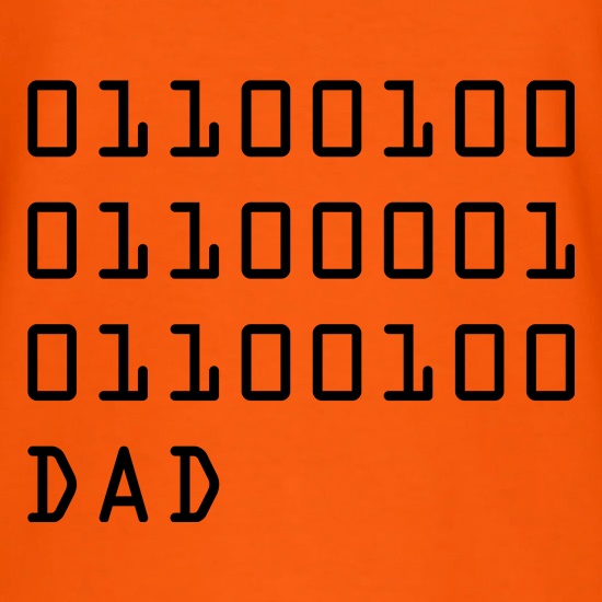 Binary Dad t shirt