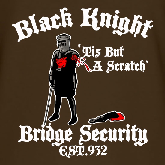Black Knight Bridge Security t shirt