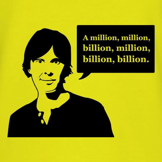 Brian Cox Million Billion t shirt
