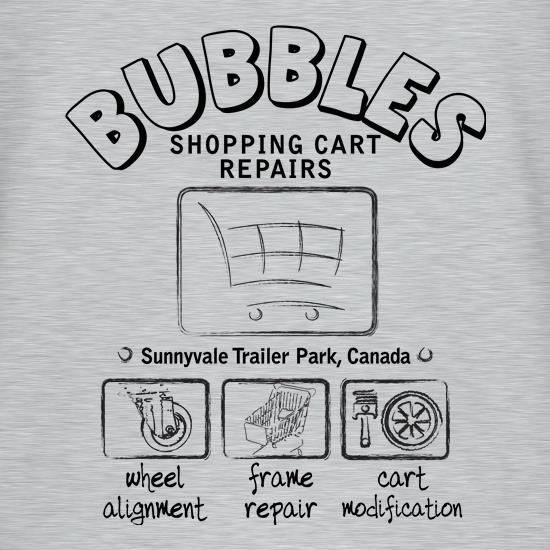 Bubbles Cart Repairs t shirt