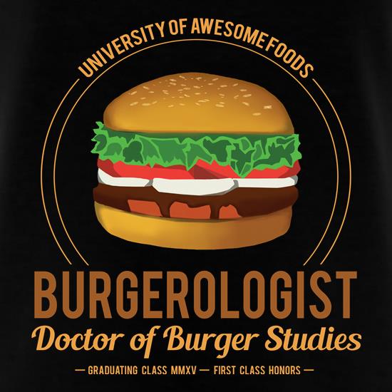 Burgerologist t shirt