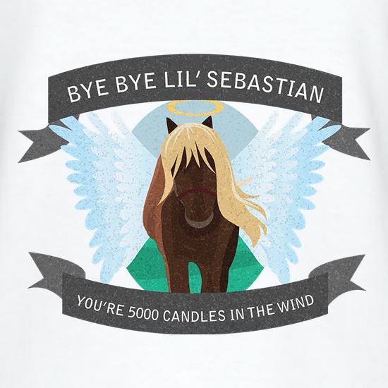 Bye Bye Lil' Sebastian t shirt