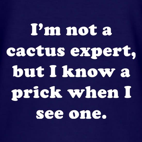 Cactus Expert t shirt