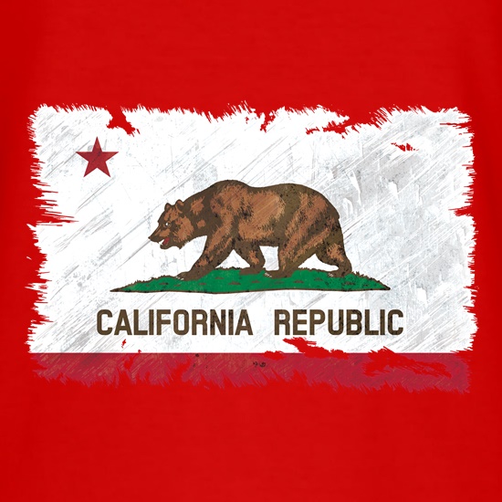 California Republic Flag t shirt