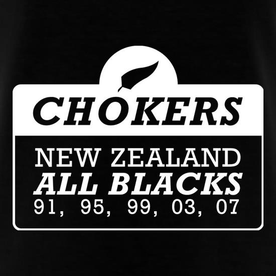 Chokers New Zealand All Blacks t shirt