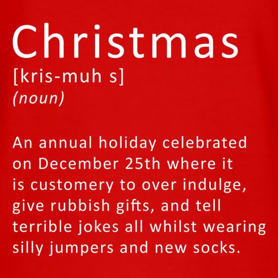 Christmas Definition t shirt