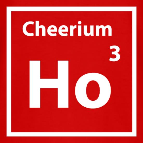 Christmas Element Cheerium Ho Ho Ho t shirt