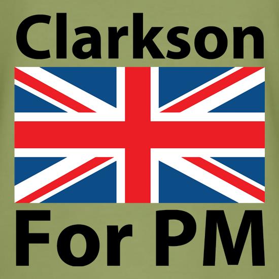 Clarkson for PM t shirt