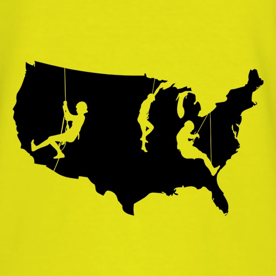 Climbing USA t shirt