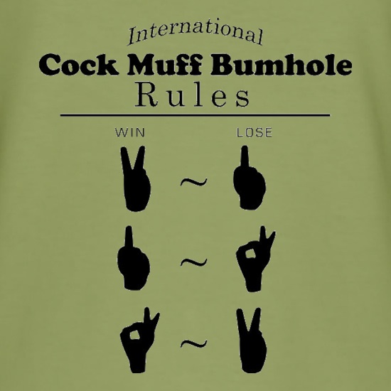 International Cock Muff Bumhole Rules t shirt