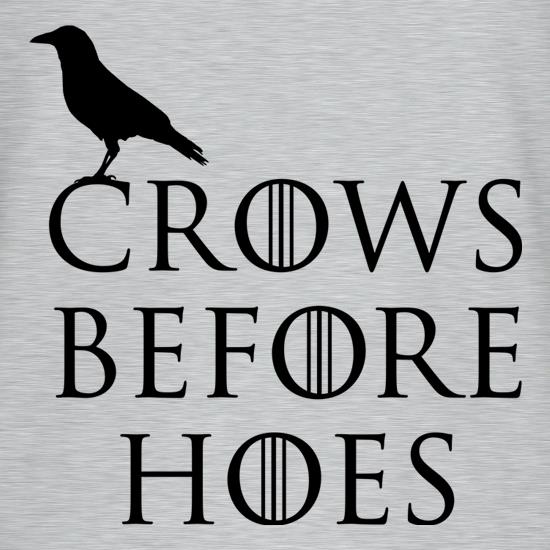 Crows Before Hoes t shirt