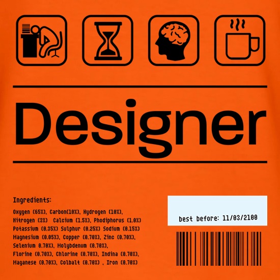 Designer Ingredients t shirt