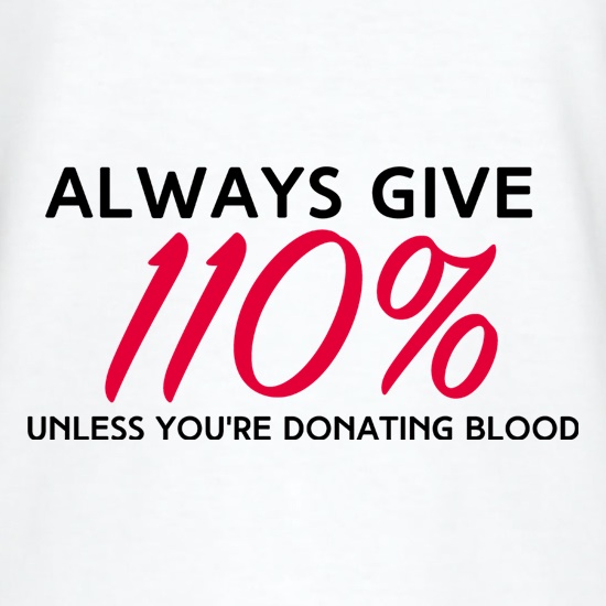 Donating Blood t shirt