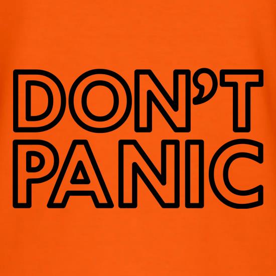 Don't Panic t shirt
