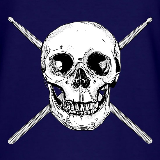 Drummer Skull t shirt