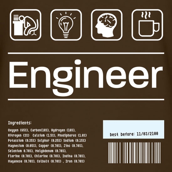 Engineer Ingredients t shirt