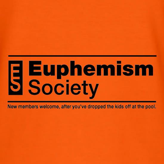 Euphemism Society Tee t shirt