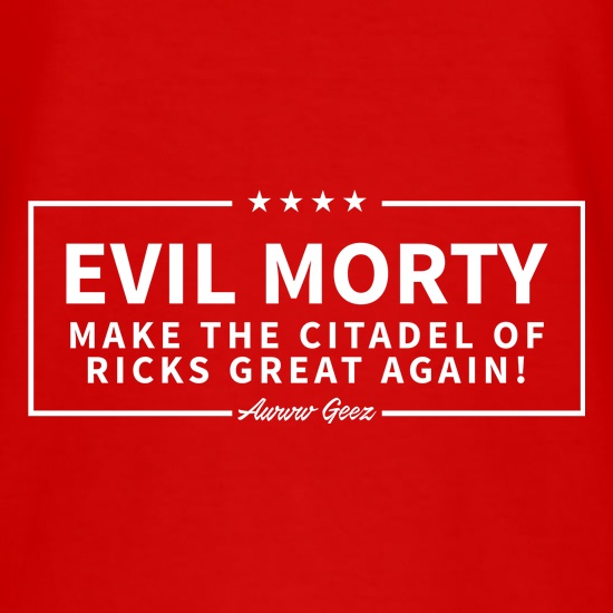 Evil Morty t shirt