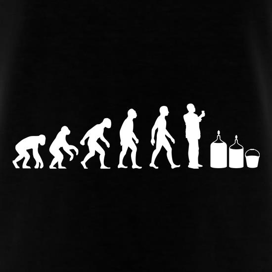 Evolution Of Man Homebrew t shirt