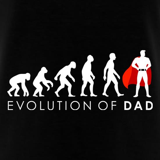 Evolution Of Dad t shirt