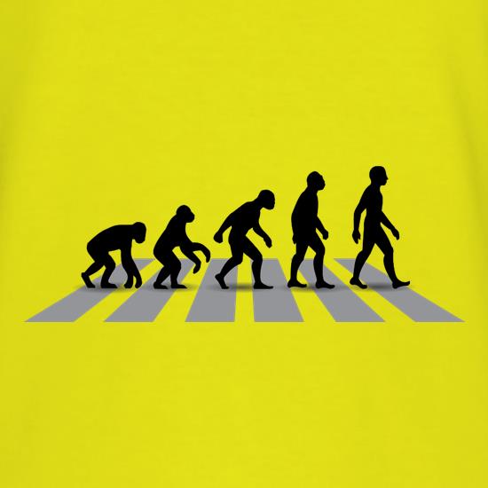 Evolution Of Man Abbey Road t shirt