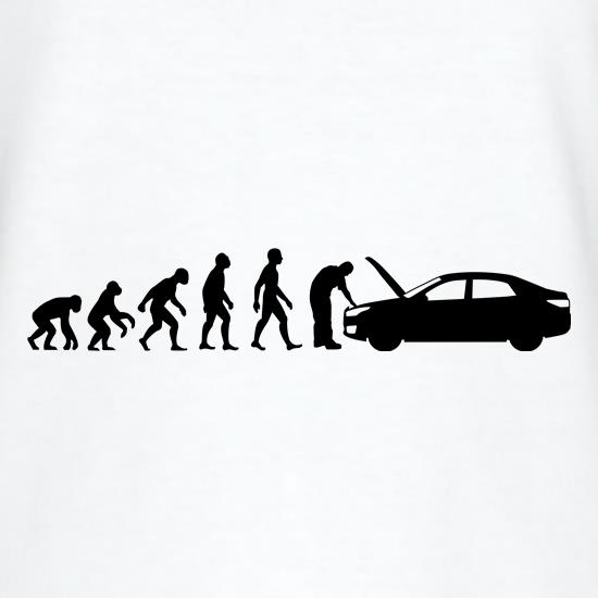 Evolution Of Man Car Mechanic t shirt