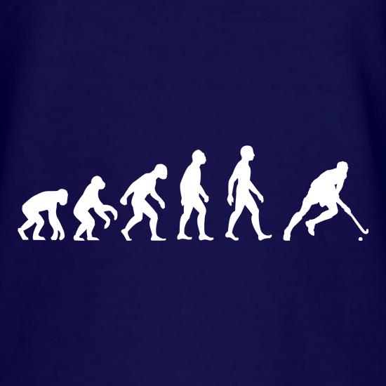 Evolution Of Man Field Hockey t shirt