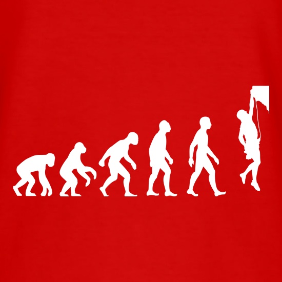 Evolution Of Man Rock Climbing t shirt