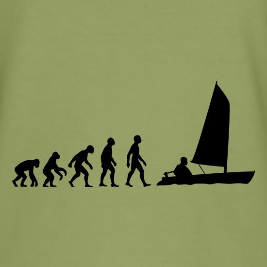 Evolution of Man Sailing t shirt