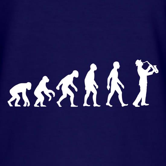 Evolution Of Man Saxophone t shirt