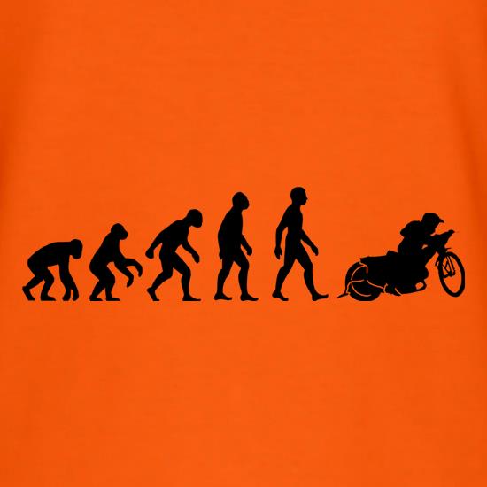 Evolution Of Man Speedway t shirt