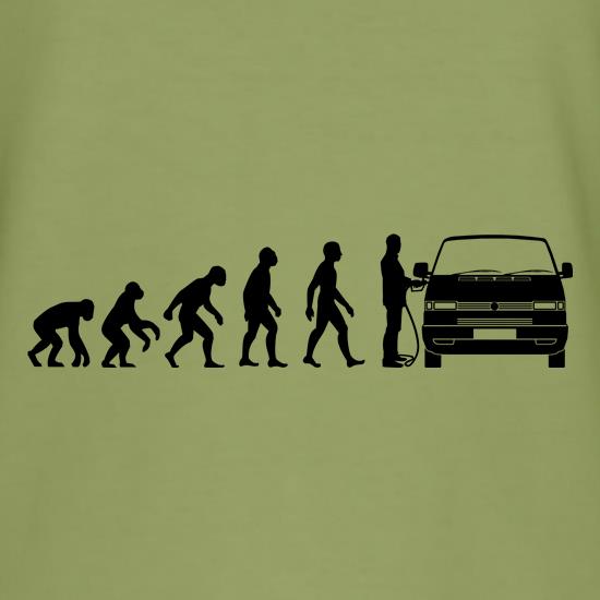 Evolution of Man T4 Campervan t shirt