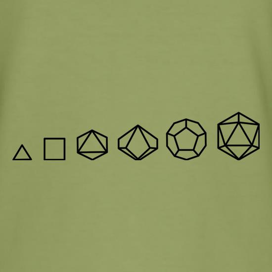 Evolution of Role Playing Dice t shirt