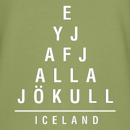 Eyjafjallajokull Iceland t shirt