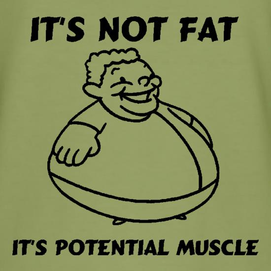 It's not fat, it's potential muscle t shirt