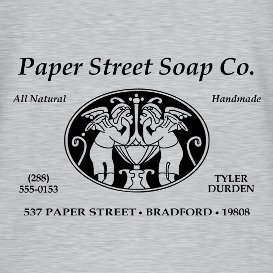 Fight Club - Paper Street Soap Company t shirt