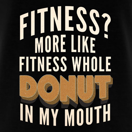 Fitness Donut t shirt