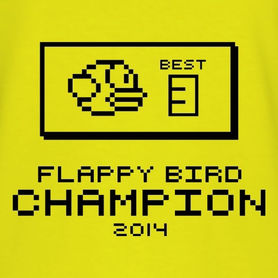 Flappy Bird Champion t shirt