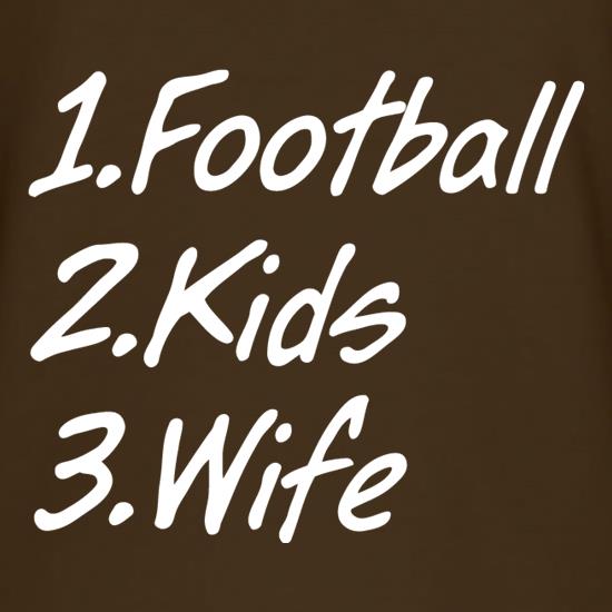 Football Kids Wife t shirt