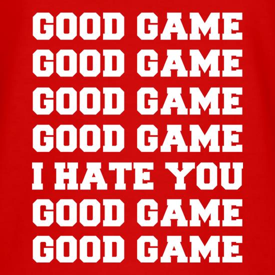 Good Game t shirt