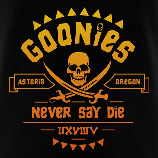 Goonies Never Say Die t shirt